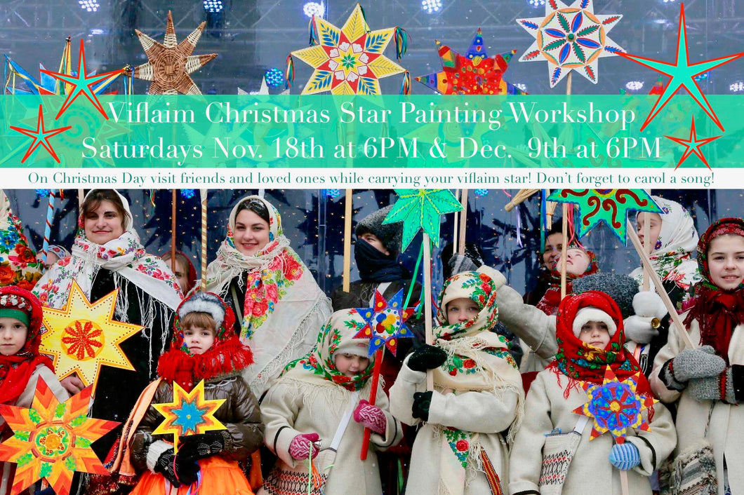 Viflaim Christmas Star Painting Class